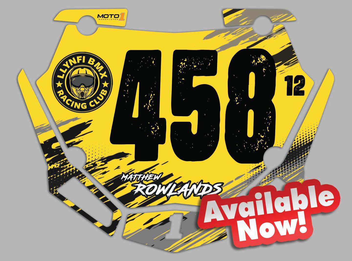 Llynfu BMX Racing Club - Club Race Plate